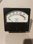 Weston Electric Panel Meter Dc Gauge 300 Volts By 4-1/4" Square Usa. Fixed Price $24.22.