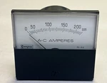 Halmar ELECTRIC,213-02AA-LSXX,PANEL Meter 0-225 Ac Amperes. Fixed Price $15.00.
