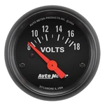Auto 2645 Z-series Electric Voltmeter Gauge, 8-18 Volts 1/16" 52MM. Fixed Price $67.54.