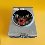(an) ***qty 1*** Milbank U5934-XL-BLG 100A 1-PHASE 3-WIRE Ringless Meter #3. Fixed Price $78.01.