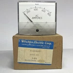 Vintage Weschler Electric 644B638A22 GA352 Panel Meter 0-800 Ac Amps Nob. Fixed Price $99.95.