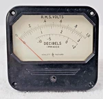 Vintage Hewlett-packard 801-58 Rms Volts Decibel Panel Meter 600 1960. Fixed Price $23.63.