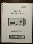 3M Brand Model 8160 Audio Flutter Meter Operation Maintenance Manual Vintage. Fixed Price $39.99.