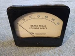 Vtg Sun Electric Brake Pedal Pounds Force Panel Meter. Fixed Price $25.95.