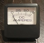 Prime Industrial Meter 0-75 Dc Amperes New. Fixed Price $29.99.