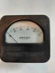 Westinghouse Amperes Panel 0-50 Dc Ammeter Industrial Vintage 65364. Fixed Price $31.46.