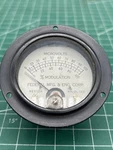 Weston Model 1021 Modulation Microvolts Gauge Instrument. Fixed Price $40.00.